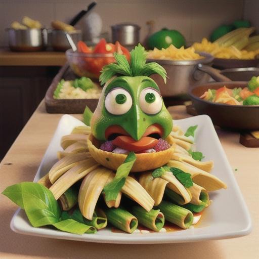 Green Chicken Tamales