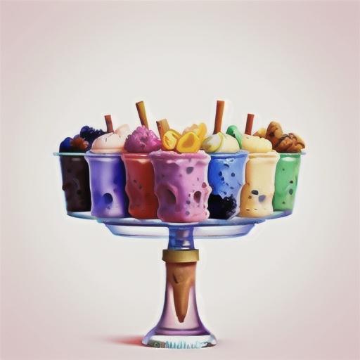 Berry yoghurt ice-cream