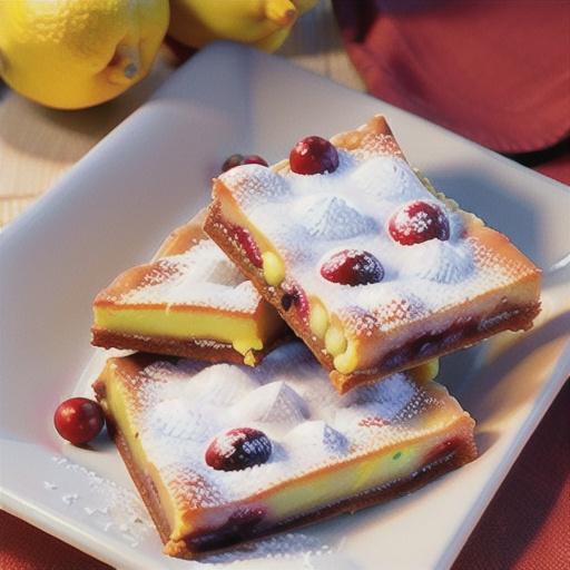 Cranberry Lemon Bars