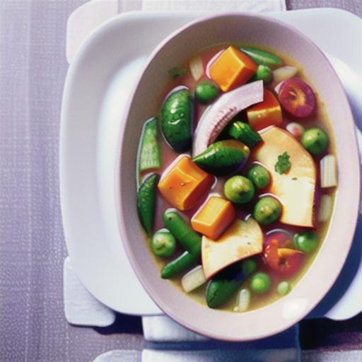 Spring minestrone with pistou