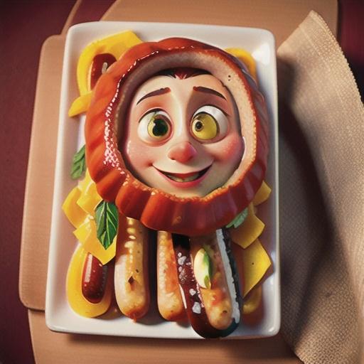 Sausage and pumpkin bake