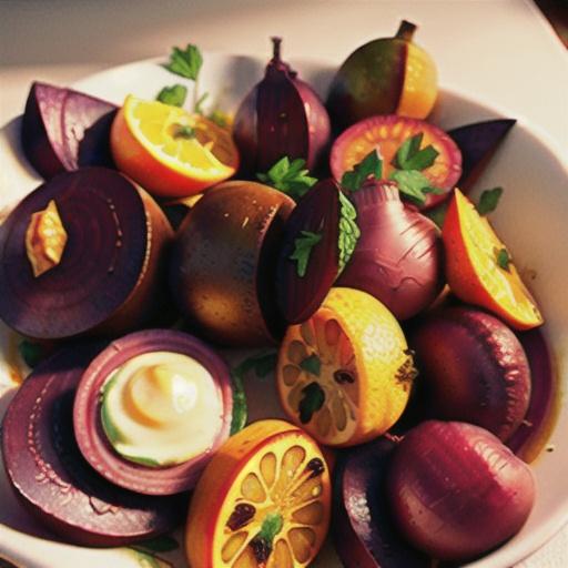 Roasted Beets and Oranges with Herb Butter