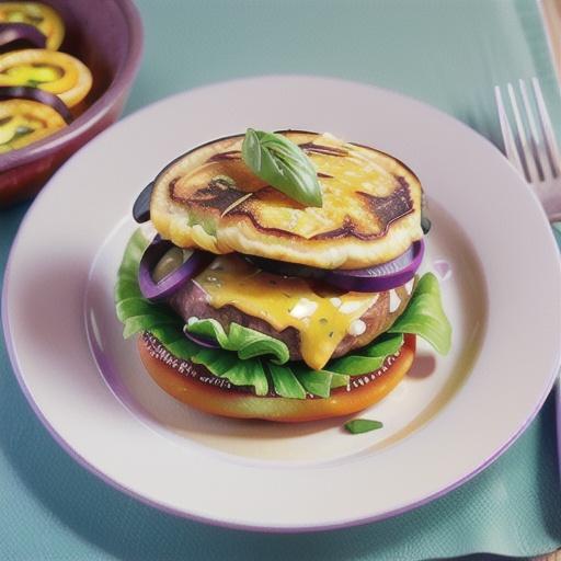 Eggplant parmigiana burgers