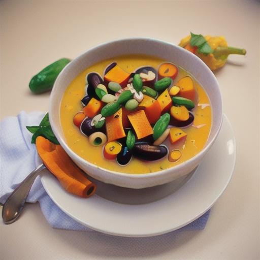 Bean and Butternut Squash Soup