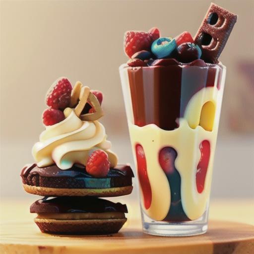 Berry Brownie Parfaits