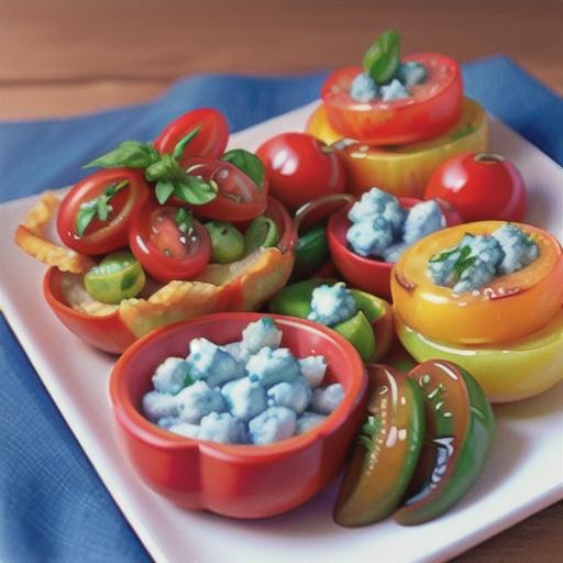 Broiled Blue Cheese Tomatoes