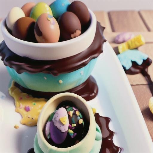 Chocolate Easter eggs