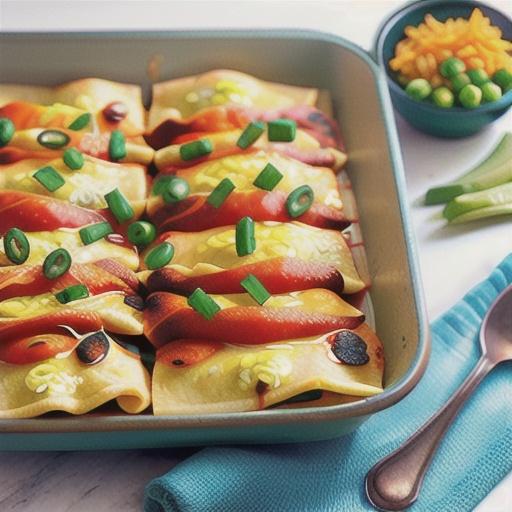 Refried Bean and Cheese Enchiladas