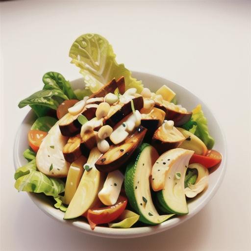 Katrina's chicken caesar salad