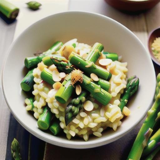 Asparagus, basil & lemon risotto