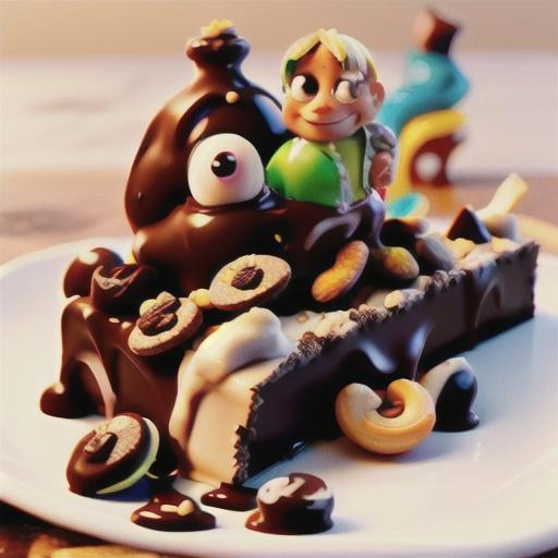 Double-Chocolate Candy Cashew Bars