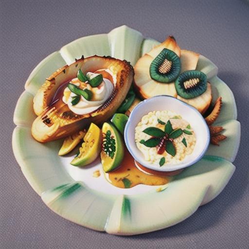 Baked Coconut Chicken Fingers with Passion Fruit Sauce