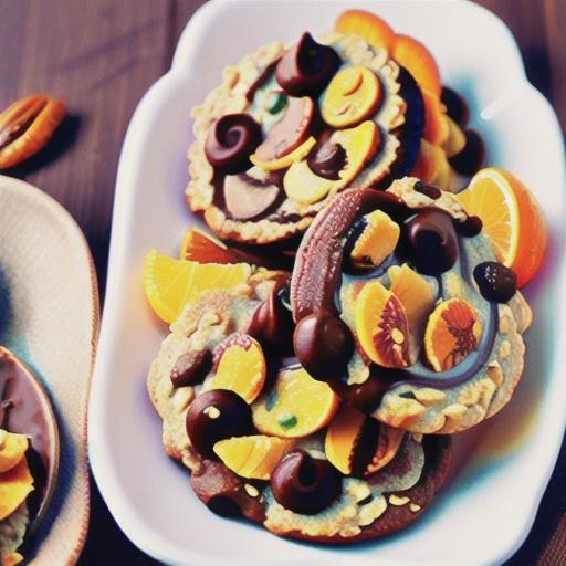 Oatmeal Raisin Chocolate Chip Orange Pecan Cookies