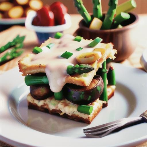 Spicy Sausage and Potato Squares