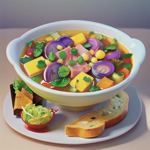 Hearty Cabbage and Ham Soup
