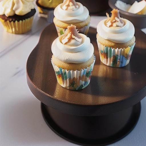 Coconut Cupcakes with Coconut Cream Cheese Frosting