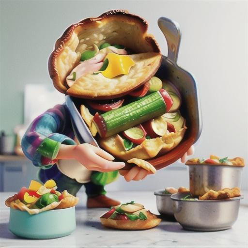 Chicken, sage and bacon pot pies