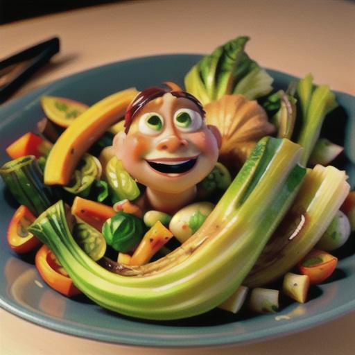 Balsamic Vinegar and Ginger Bok Choy