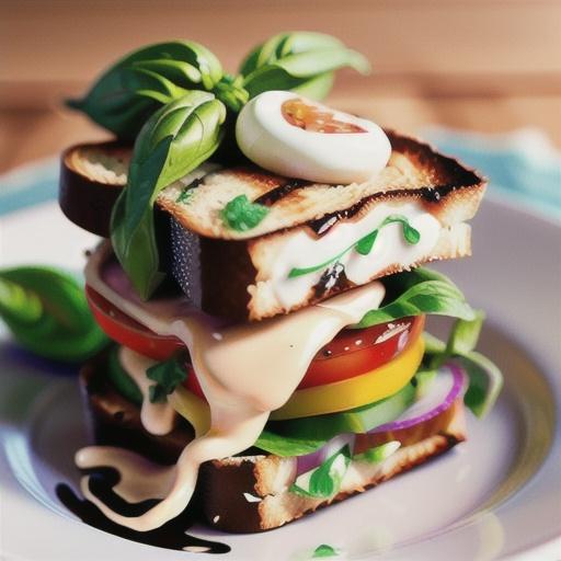 Toasted Caprese Sandwich