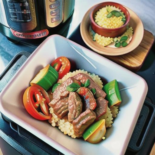 Instant Pot® Ground Beef and Israeli Couscous