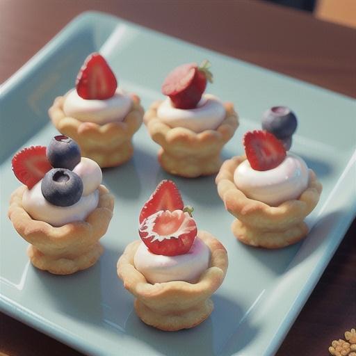 Cheerios™ Tarts with Yogurt and Berries
