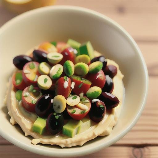 Hummus and Olive Tapenade Spread