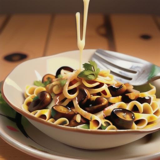 Shiitake Angel Hair Pasta