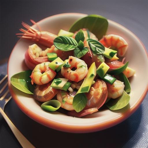 Thai-Style Grapefruit and Prawns