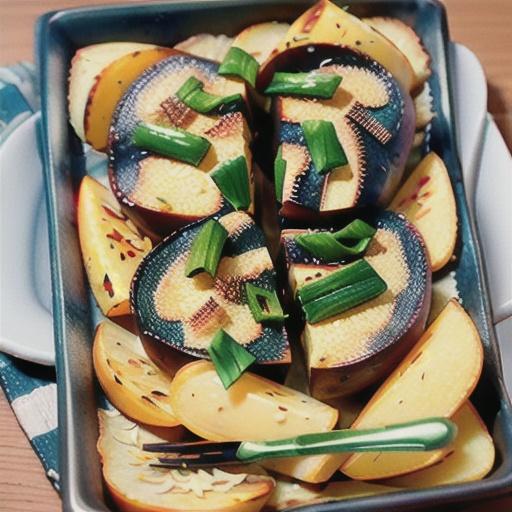 Parmesan-Crusted Au Gratin Potatoes and Onion