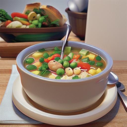 Chicken, Rice, and Vegetable Soup