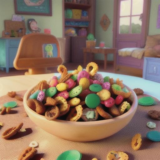 Dirt and Worms Chex Mix