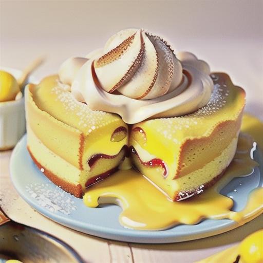 Lemon Custard Pudding Cake