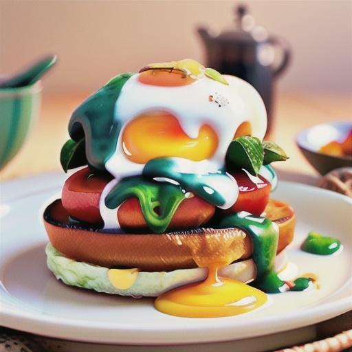 Brekkie eggs with Matt's instant mayo