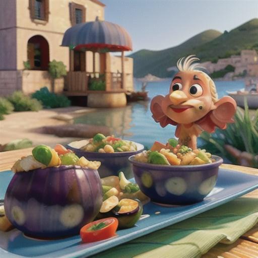 Mediterranean Chicken with Eggplant