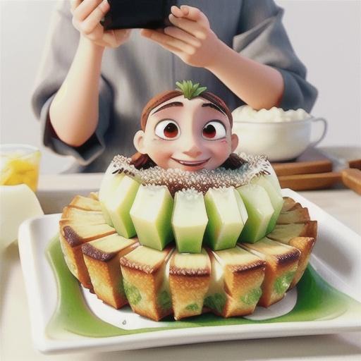 Pan Fried Daikon Cake