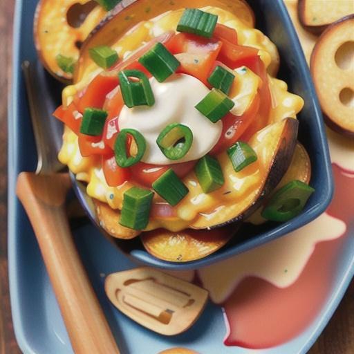 Easy Cheesy Salsa Potatoes