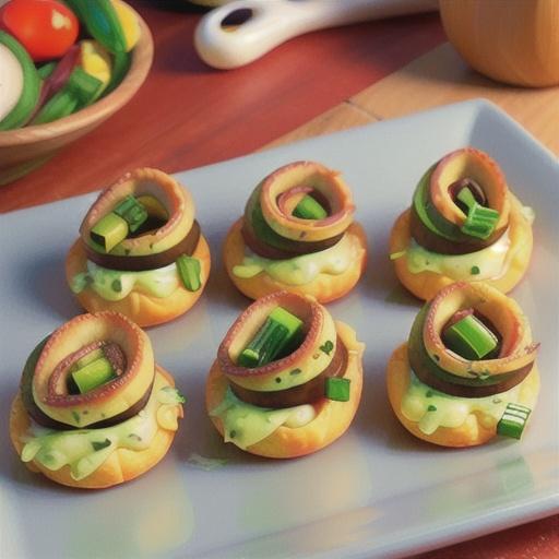 Stuffed Cheese Spirals