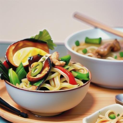 Chicken noodle stir-fry