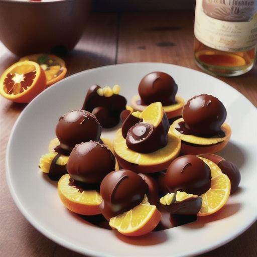 Rum & orange chocolate balls