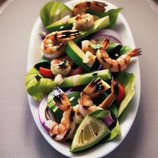 Grilled Shrimp Salad
