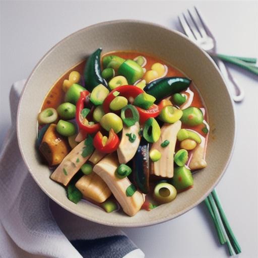 Northern Thai chicken and noodle curry