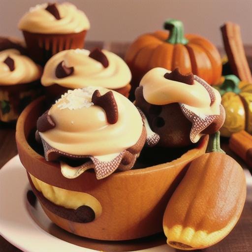 Cinnamon Chip Pumpkin Mini Muffins