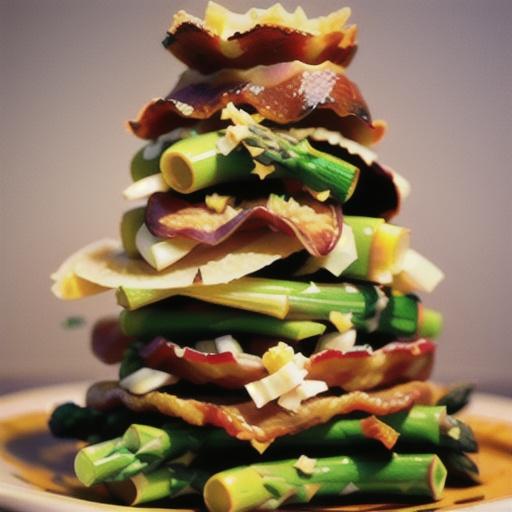 Parmesan and Bacon Roasted Asparagus