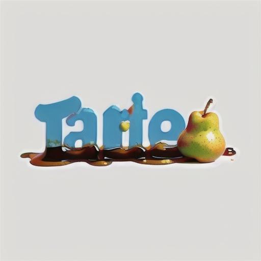 Pears poached in brown sugar syrup