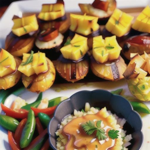 Baked Coconut Shrimp with Pineapple Sauce