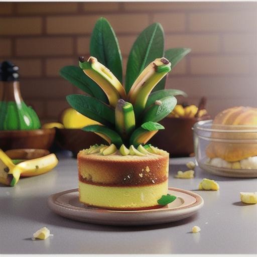 Thai Steamed Banana Cake