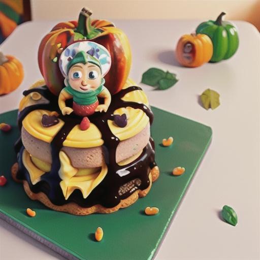 Pumpkin Patch Cake