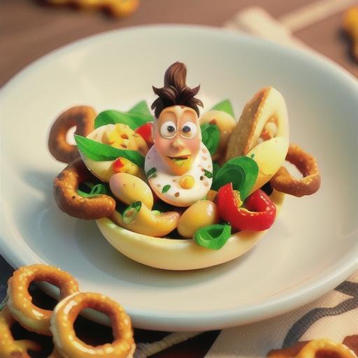 Asian Deviled Egg Pretzel Crisps®