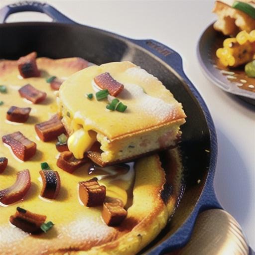 Cheesy Skillet Cornbread