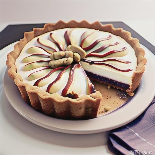 Peanut marshmallow tart